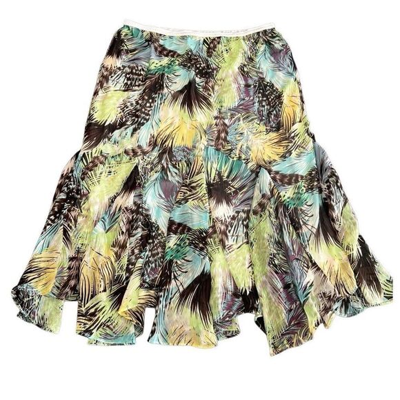 IN STUDIO FLORAL Long Boho Skirt size 1X - Picture 4 of 7